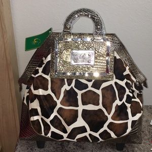 Gazzaz Animal Print Carry On